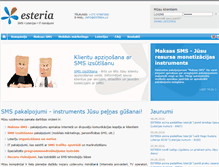 Tablet Screenshot of esteria.lv